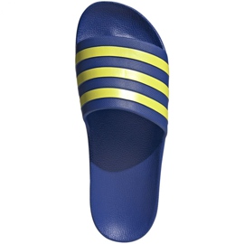 Chaussons Adidas Adilette Aqua EG1759 bleu jaune