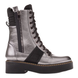 Marco Shoes bottines à lacets Paola gris Marco Shoes bottines à lacets Paola gris