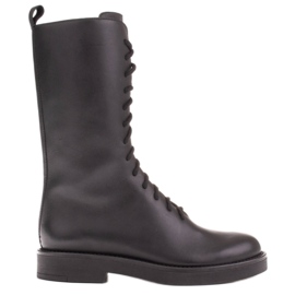 Marco Shoes bottines à lacets Lucia noir