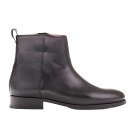 Marco Shoes Bottines classiques à talons bas le noir
