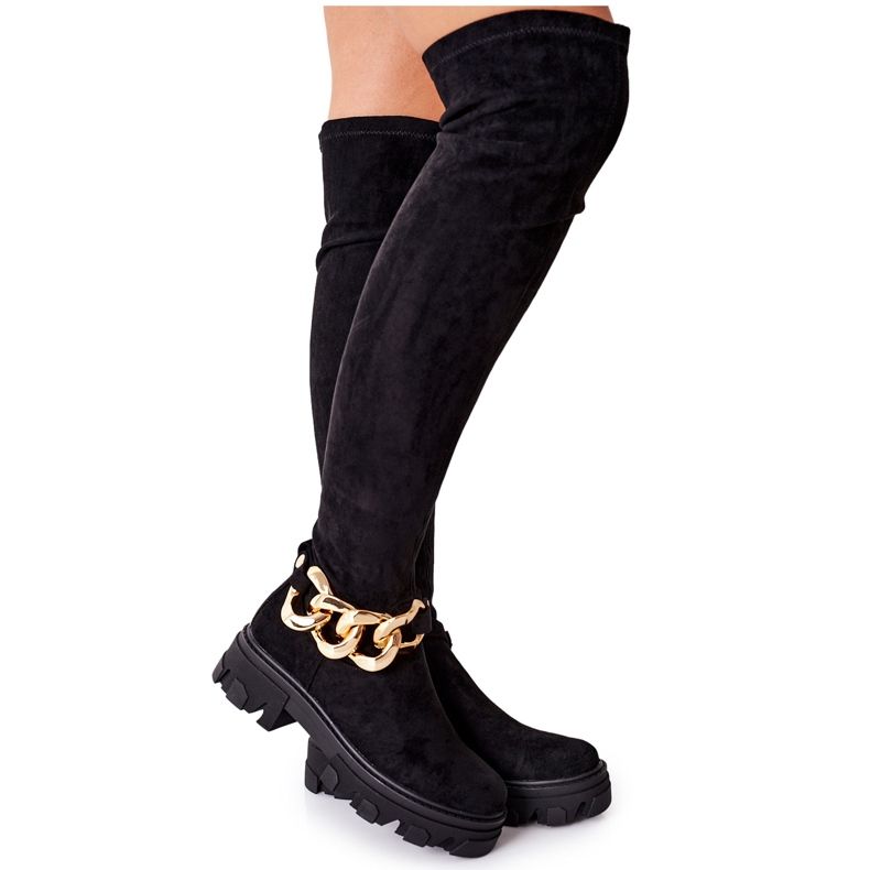 PB1 Cuissardes en daim Auckland noires le noir