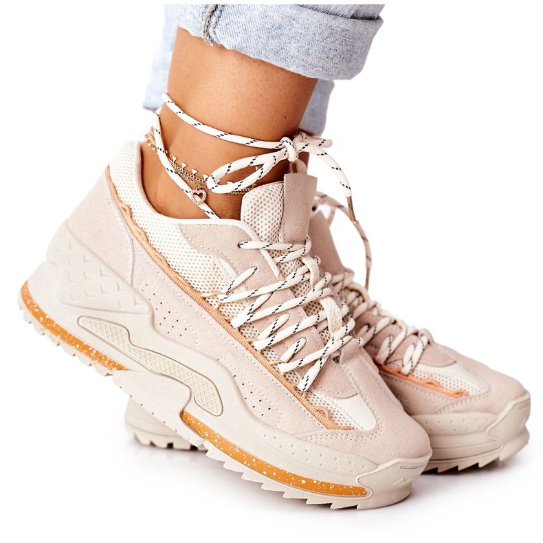 PS1 Chaussures de sport femme Baskets Beige Aland