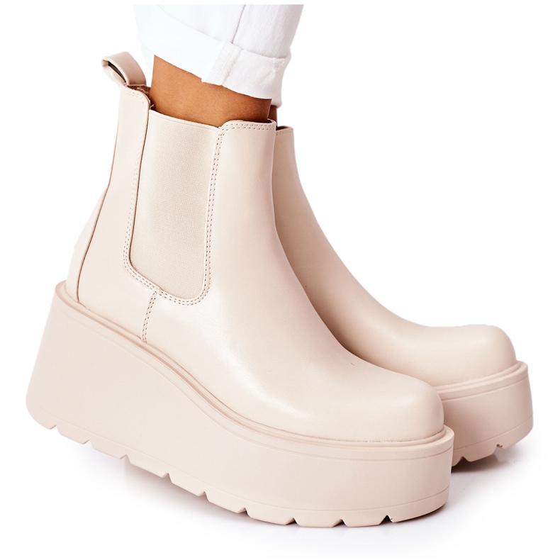 PB1 Bottes Chaudes Beige Montiano