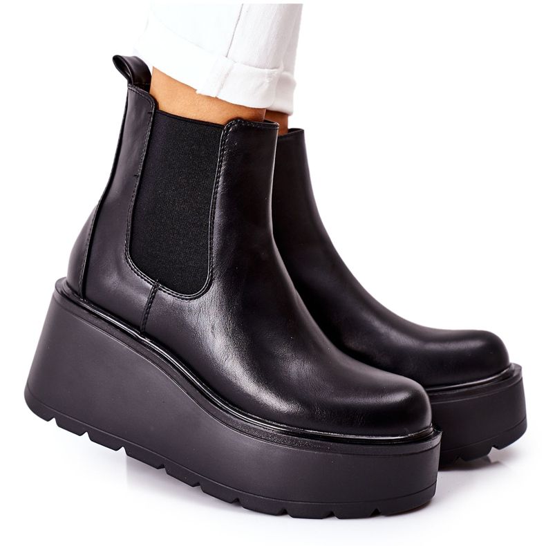PB1 Bottes chaudes noires de Montiano le noir