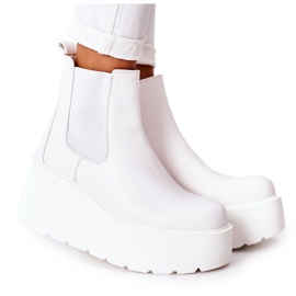 PB1 Bottines isolées blanches Montiano