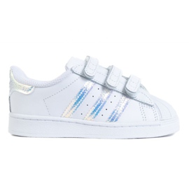 Chaussures Adidas Superstar Cf I Jr FV3657 blanc