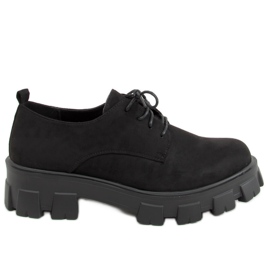 Noir Mocassins à semelle épaisse 8363 Noir