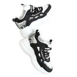 Chaussures de sport noires noires 3170 Noir