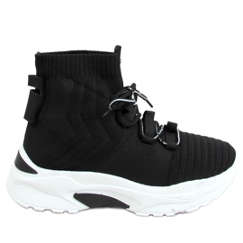 Noir 2032 Chaussettes noires chaussures de sport