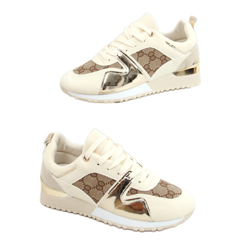 Chaussures de sport beiges B0-906 Beige Chaussures de sport beiges B0-906 Beige