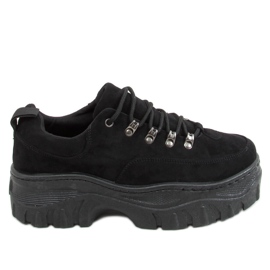 Noir 6290 Chaussures de sport à semelles hautes noires le noir Noir 6290 Chaussures de sport à semelles hautes noires le noir