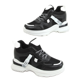 Noir 2D12YD0190-01 Chaussures de sport compensées noires