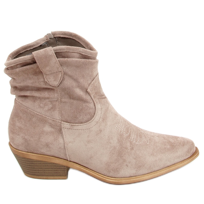 Santiags femme beige 99-65 Taupe