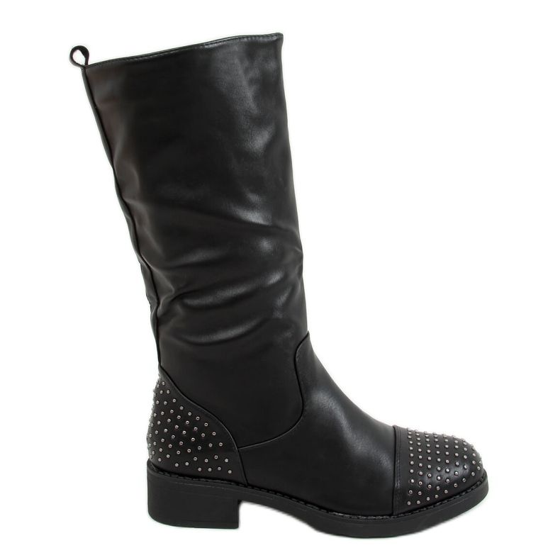 Bottes militaires noires KL-627 Noir le noir Bottes militaires noires KL-627 Noir le noir