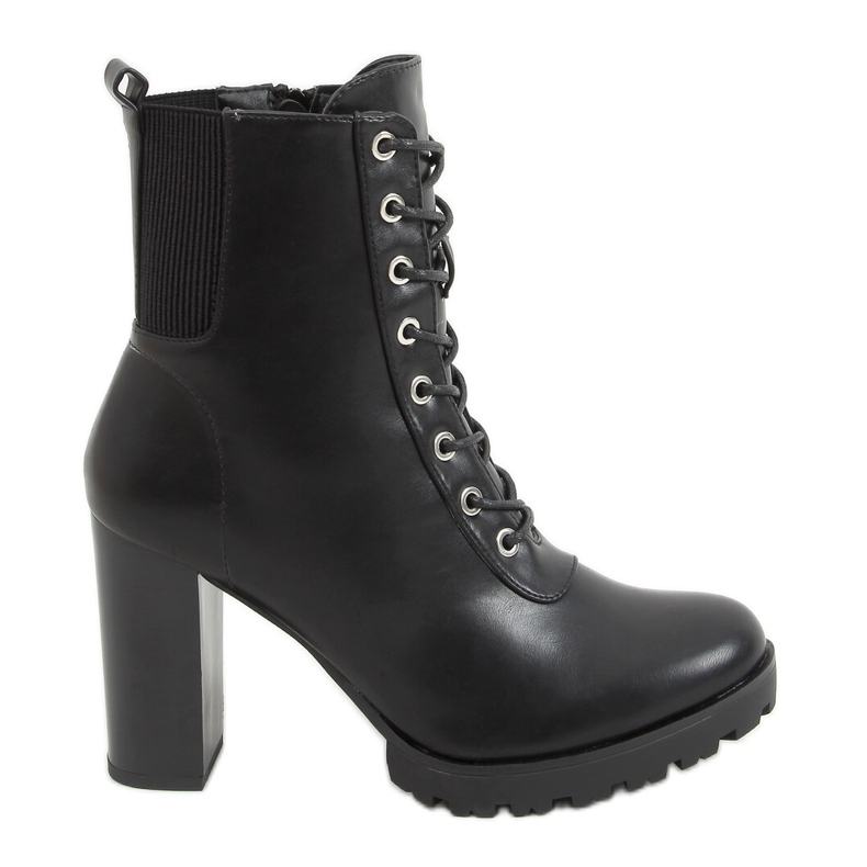 Bottes noires sur le poteau noir 688-238 Noir le noir Bottes noires sur le poteau noir 688-238 Noir le noir