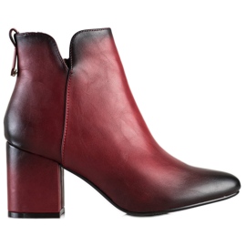 M.Daszyński Boots marron avec isolation rouge