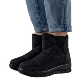 Bottes de neige pour femmes noires de Trens le noir Bottes de neige pour femmes noires de Trens le noir