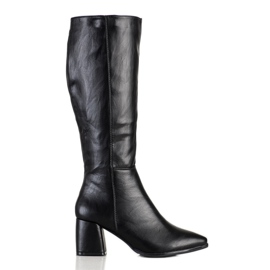 M.Daszyński Bottes Chaudes En Spitz le noir M.Daszyński Bottes Chaudes En Spitz le noir