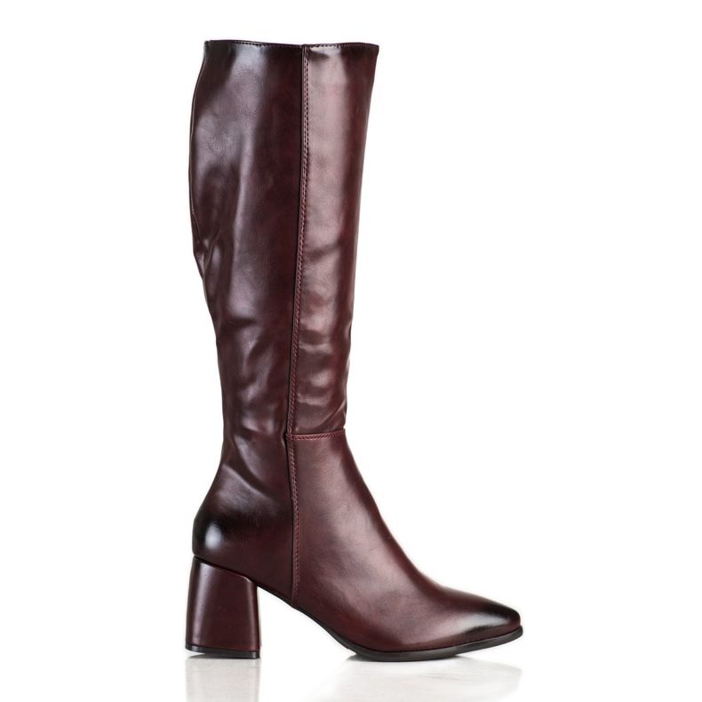 M.Daszyński Bottes Chaudes En Spitz rouge