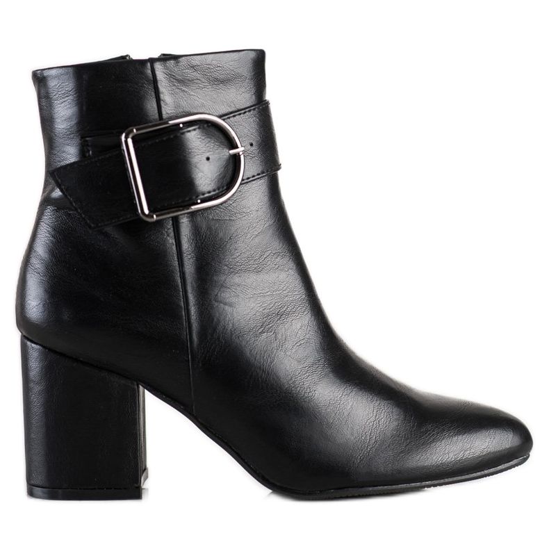 SHELOVET Bottes Classiques Avec Boucle le noir