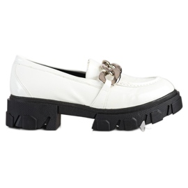 SHELOVET Mocassins blancs à la mode