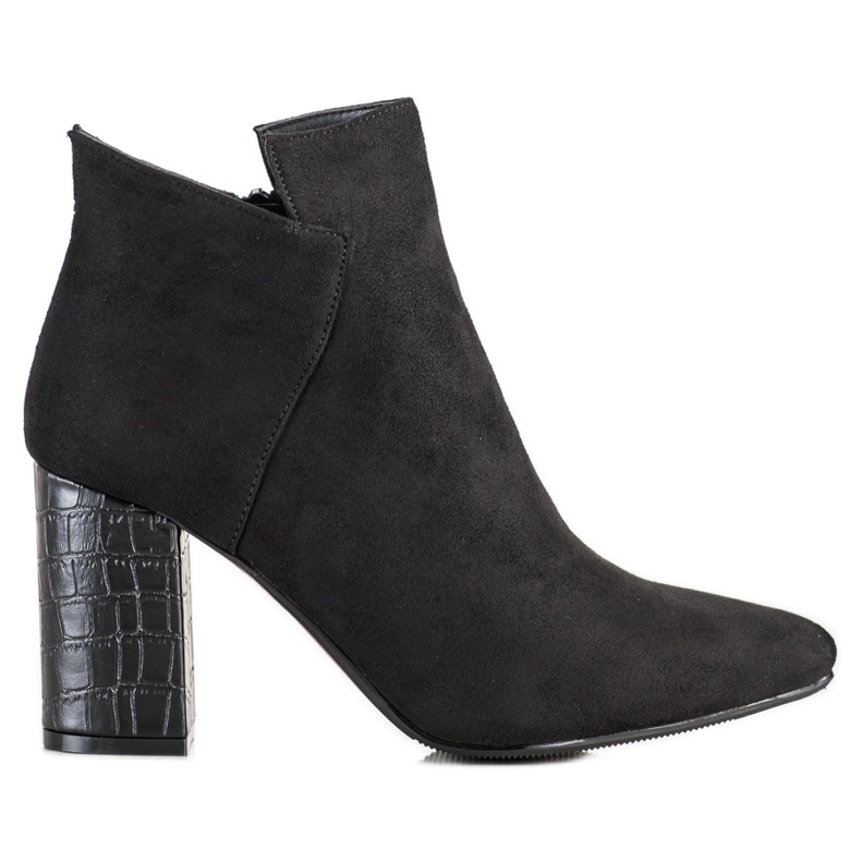 Vinceza Bottes à talons à imprimé serpent le noir Vinceza Bottes à talons à imprimé serpent le noir