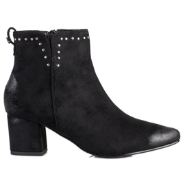 Bottes sur un poteau bas VINCEZA noir