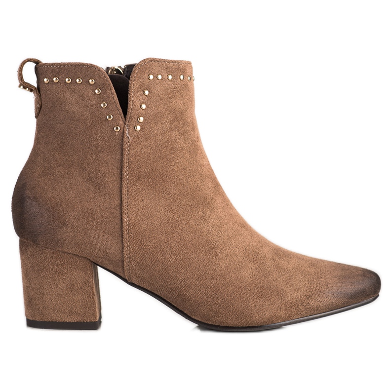 Bottes sur un poteau bas VINCEZA brun