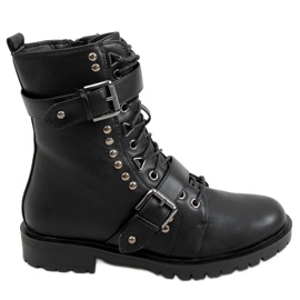 Bottes militaires noires B063-11 Noir