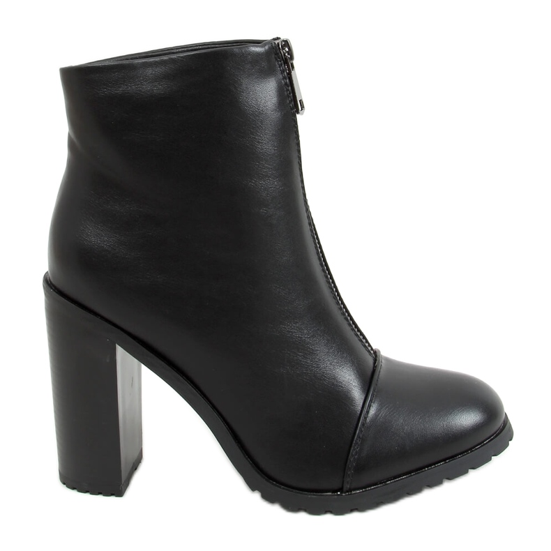 Bottes noires sur le poteau 801 Black le noir