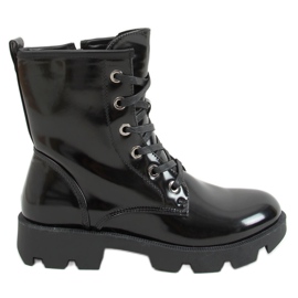 Travailleurs à lacets noirs Y9551 Noir le noir