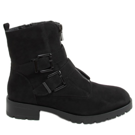 Bottes militaires noires 688-A47 Noir le noir Bottes militaires noires 688-A47 Noir le noir