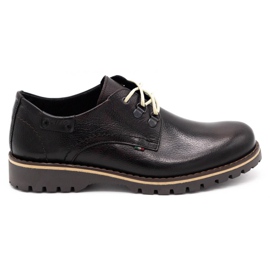 Olivier Chaussures bottines cuir homme 812MP kabir brun le noir