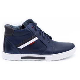 Polbut Chaussures hiver homme J47F bleu marine