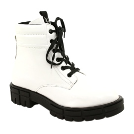 Bottes de femmes peintes Caprice 9-25252-27 122 Blanc