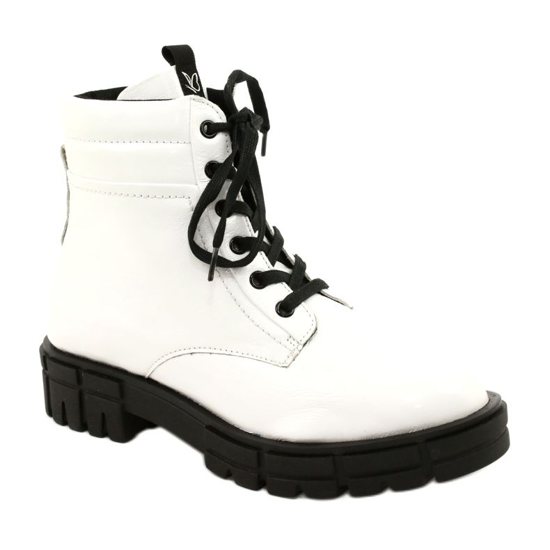 Bottes de femmes peintes Caprice 9-25252-27 122 Blanc blanche