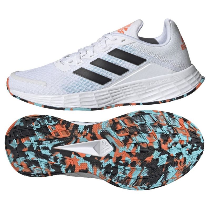 Adidas Duramo Sl K Jr GV9817 chaussures de course blanche le noir