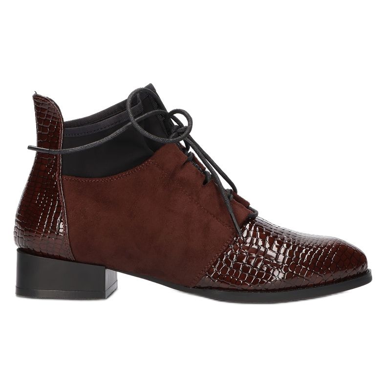 Bottes pour femmes en cuir Filippo DBT3034 / 21 BR brun