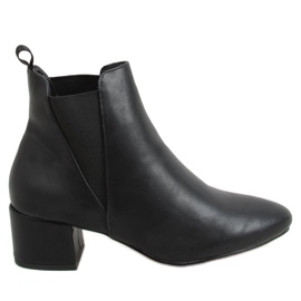 Bottines Chelsea noires, noir G-248 Noir