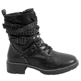 Bottes militaires noires 688-204 Noir