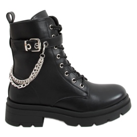 Travailleurs noirs avec chaînes RQ381 Noir