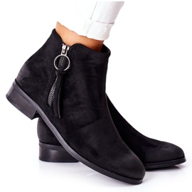 Vinceza Bottes Chaudes En Daim Pour Femmes Noir Janice