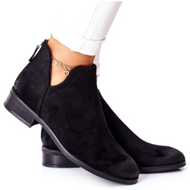Vinceza Bottes Chaudes En Daim Femme Noir Joaliene le noir