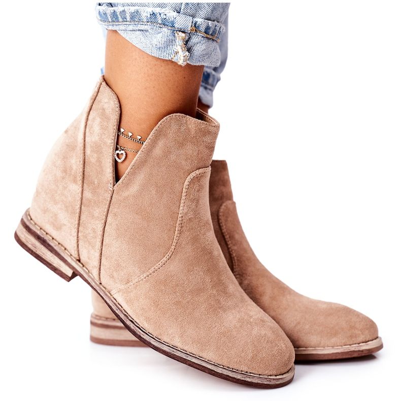 S.Barski Bottines Femme Sur Compensée S. Barski Joiva Beige S.Barski Bottines Femme Sur Compensée S. Barski Joiva Beige