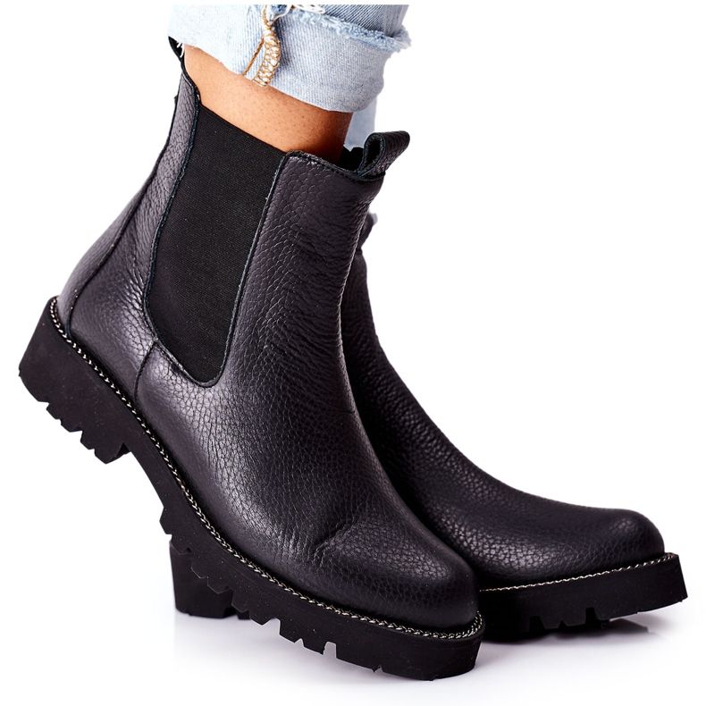 S.Barski Bottes chaudes noires pour femmes Jodhpur boots Roulette le noir S.Barski Bottes chaudes noires pour femmes Jodhpur boots Roulette le noir