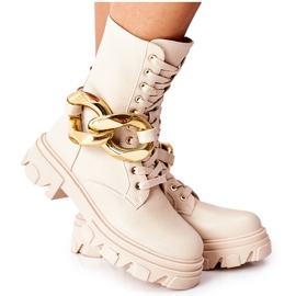 S.Barski Bottines S. Barski Femme Beige Jensen brun