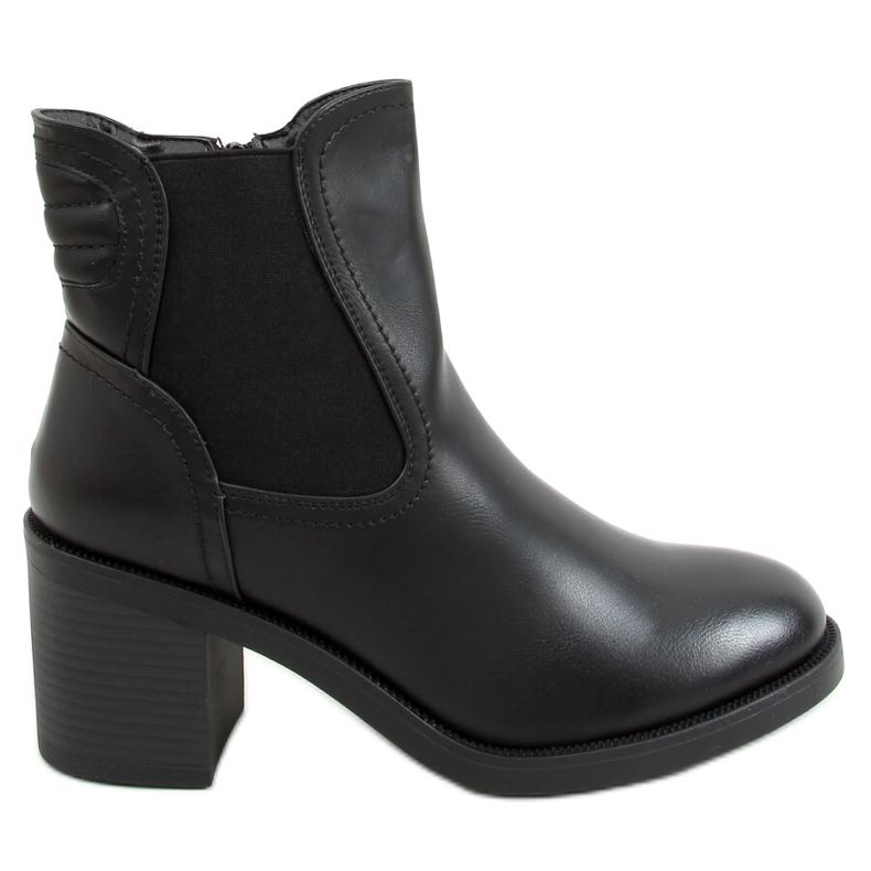 Bottines Chelsea noires, noir 9565 Noir le noir