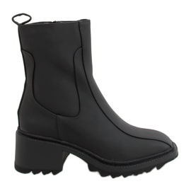 Bottes femme noires QT33P Noir le noir