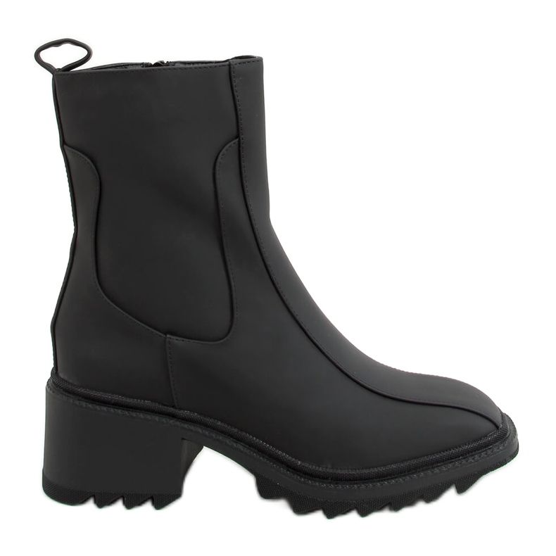 Bottes femme noires QT33P Noir le noir
