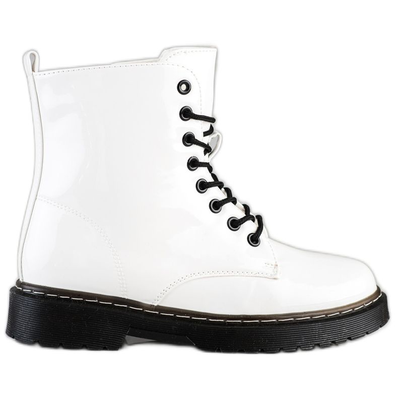 SHELOVET Bottes blanches à la mode